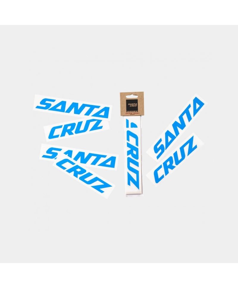 SANTA CRUZ CUSTOM DOWNTUBE DECALL AZUL