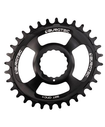 PLATO BURGTEC OVAL RACE FACE CINCH THICK THIN BLACK