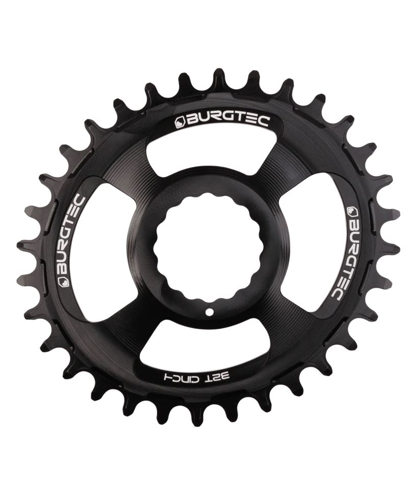 PLATO BURGTEC OVAL RACE FACE CINCH THICK THIN BLACK