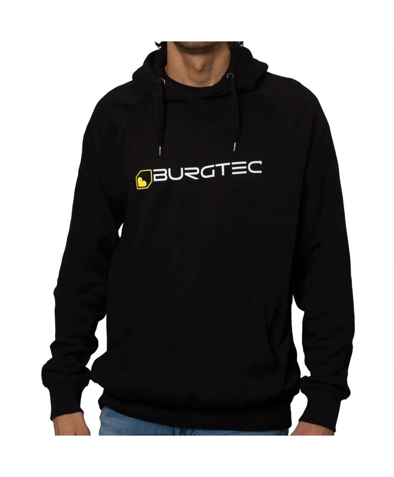 SUDADERA CAPUCHA BURGTEC BLACK