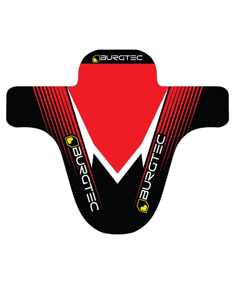 GUARDABARROS BURGTEC MOTO MUDGUARD RED