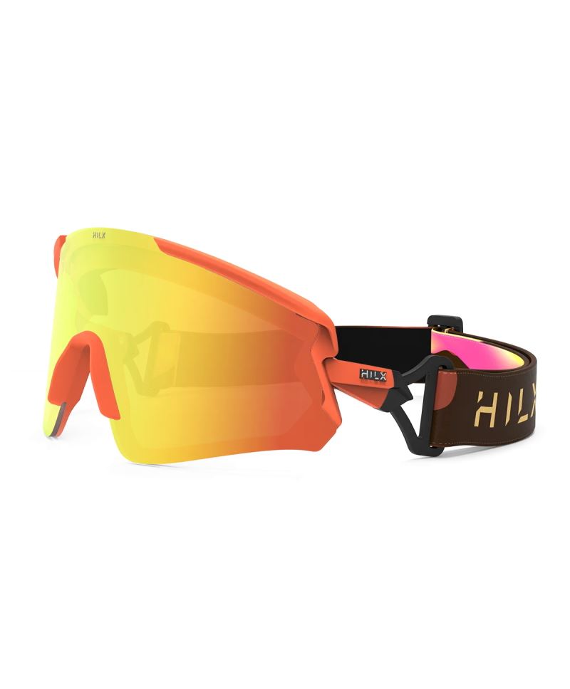 GAFAS HILX POLARIZADAS KINETIK RONIN MATE ORANGE REVO GOLD