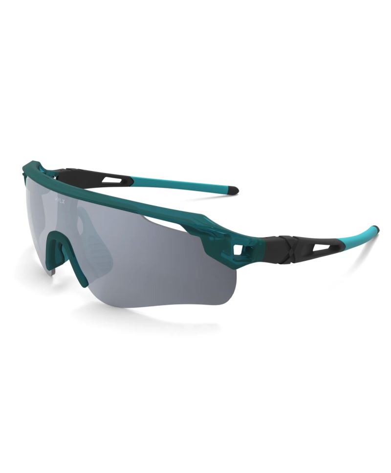 GAFAS HILX KINETIK TRAIL BLAZER MATE GREEN SILVER