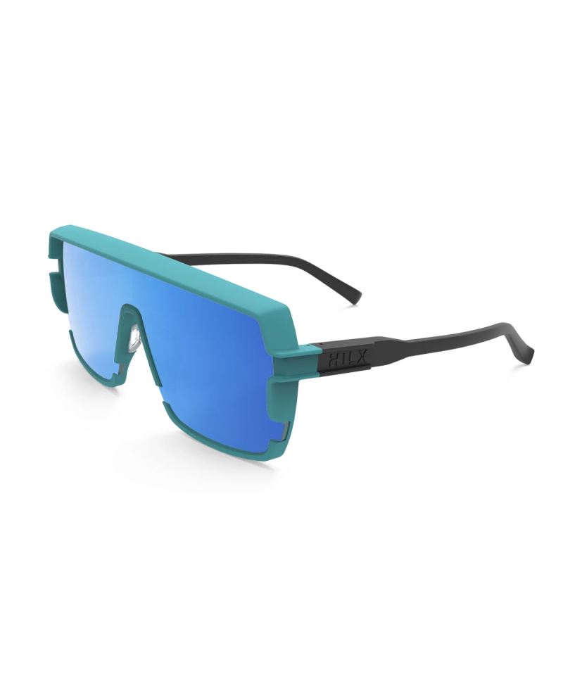 GAFAS HILX KINETIK YOUNG BLOOD MATE AQUA GREEN/BLACK BLUE