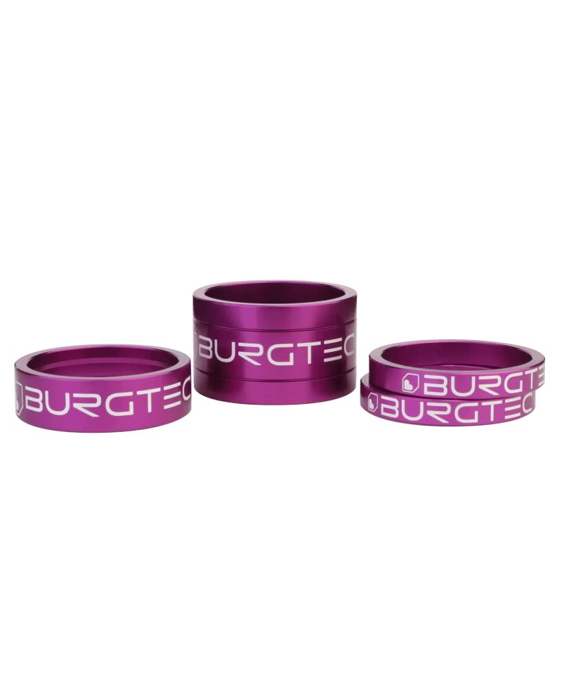 ARANDELAS DIRECCIÓN BURGTEC 5MM-10MM-20MM PURPLE RAIN