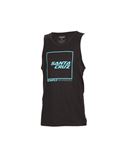 CAMISETA TIRANTES SANTACRUZ STACKED TANK BLACK / WHITE