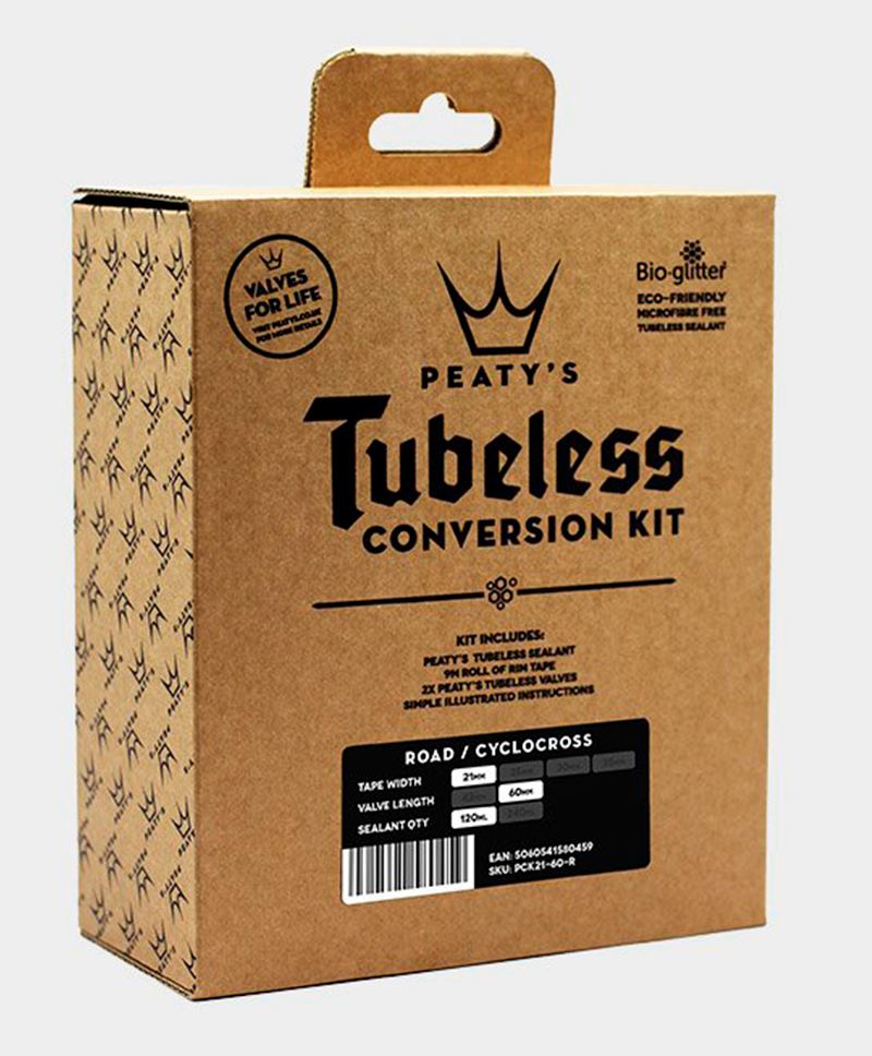 KIT CONVERSION TUBELESS PEATYS 21MM ROAD