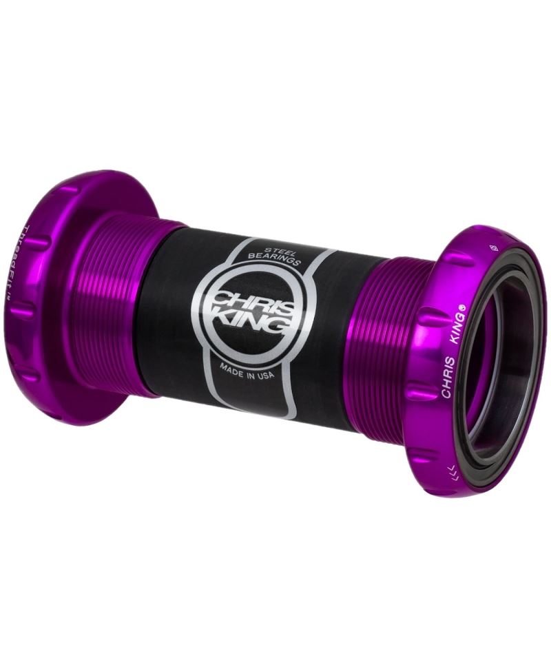 PEDALIER CHRIS KING THREADFIT 30 VIOLETA