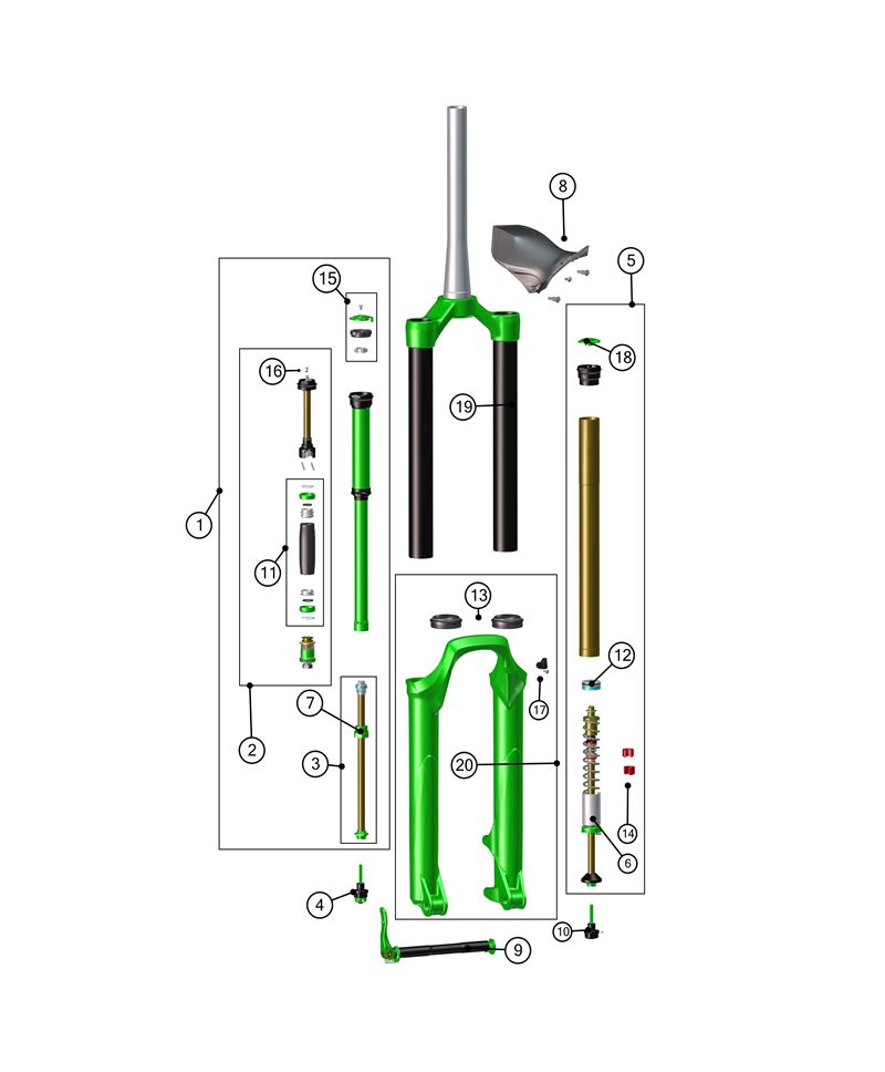 DIAMOND D2  Seal Kit 35mm