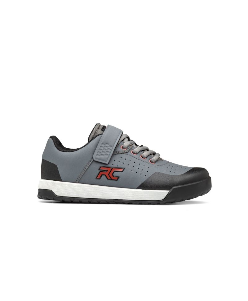 ZAPATILLAS RIDE CONCEPTS HELLION CLIP CHARCOAL/RED (MUJER)