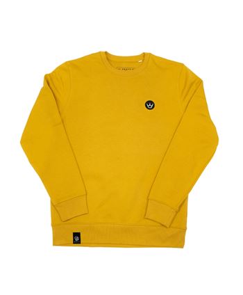 Sweatshirt peatys pubwear embroidered crown/ochre