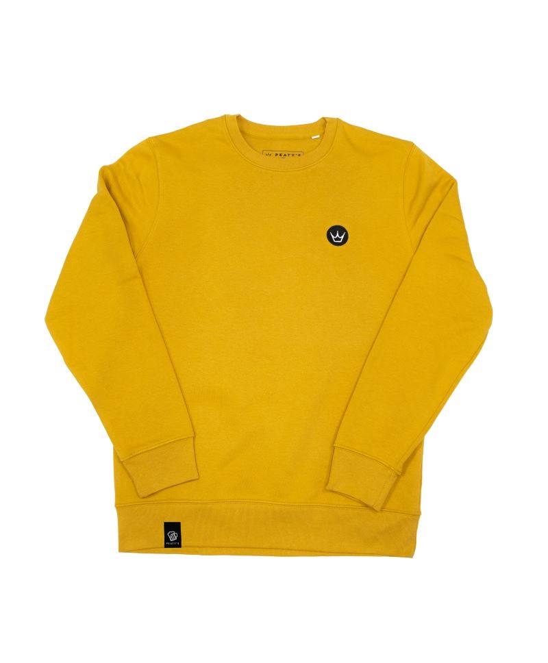 SUDADERA PEATYS PUBWEAR EMBROIDERED CROWN/OCHRE