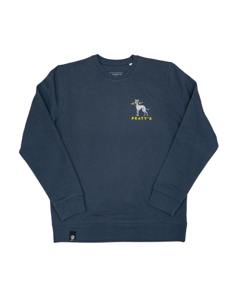 SUDADERA PEATYS PUBWEAR CREW JUMPER WHIPPET/INK