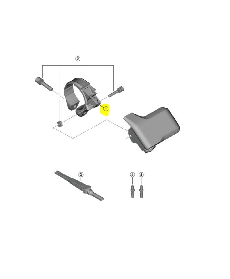 ABRAZADERA SHIMANO SC-EM800 31.8MM