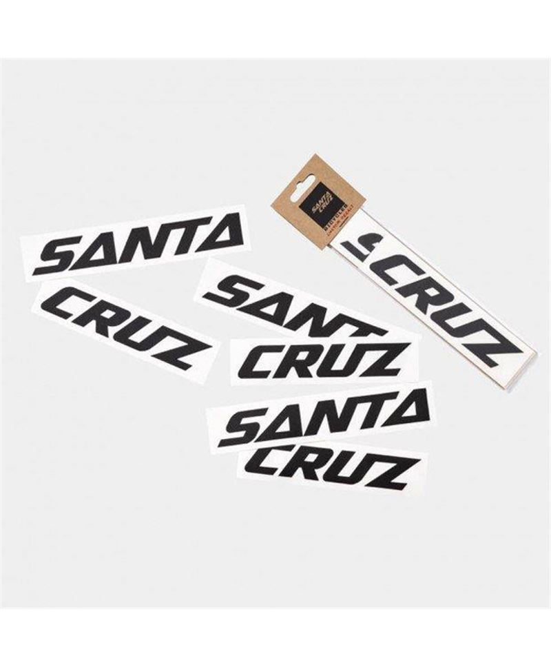 SANTA CRUZ CUSTOM DOWNTUBE DECALL NEGRO