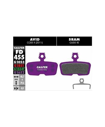 P. Purple e-bike galfer brake sram guide r/ avid xo trail