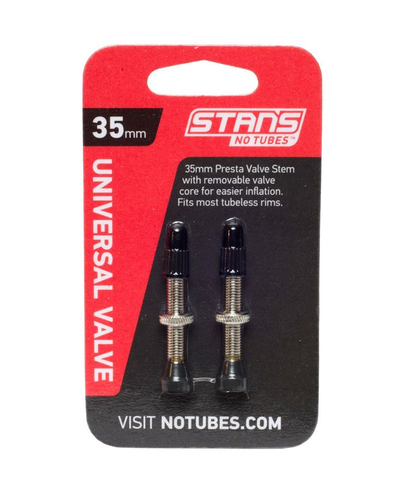 VALVULA TUBELESS STANS NO TUBES UNIVERSAL 35 MM (2 UNI)