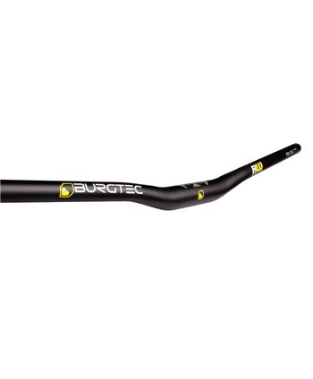 Alum burgtec ridewide handlebar enduro 800x35x15 white logo