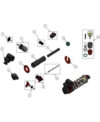 DVO SEAL/ REPAIR KIT JADE X-WP REF: 15