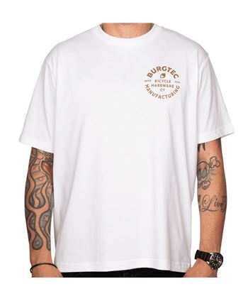 Short sleeve T-shirt burgtec gold stamp