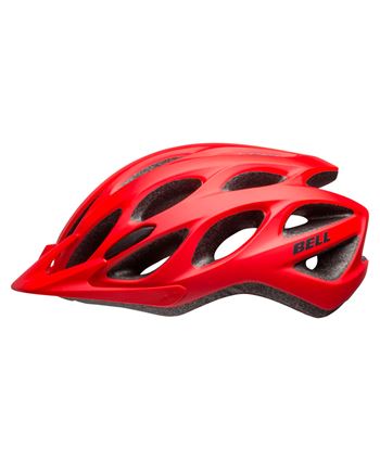 Matte red bell tracker helmet