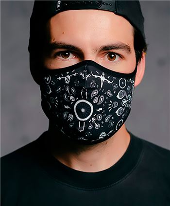 Reusable mask dyedbro bandana