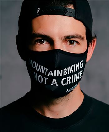 Reusable mask dyedbro mtbiking is not a crime