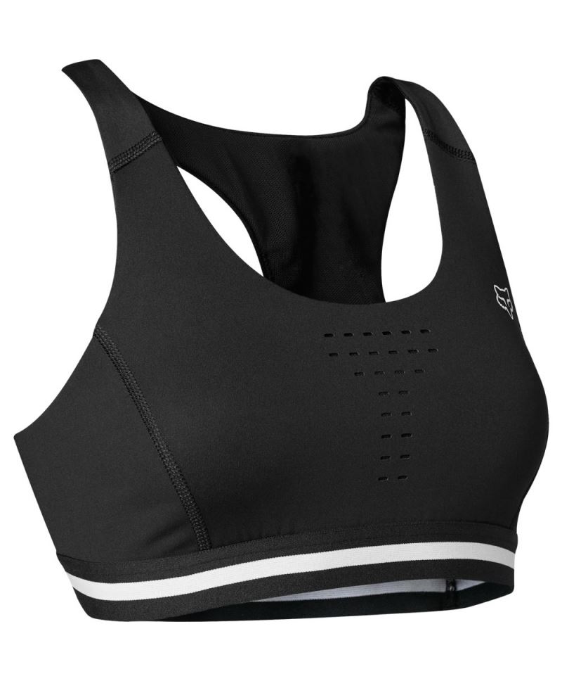 SUJETADOR DEPORTIVO FOX TECBASE BLACK (MUJER)