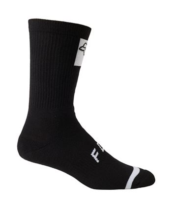 Socks fox defend crew 8" black