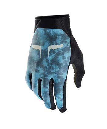 Long gloves fox flexair ascent teal