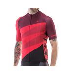 MAILLOT MANGA CORTA MERIDA ROJO-NEGRO