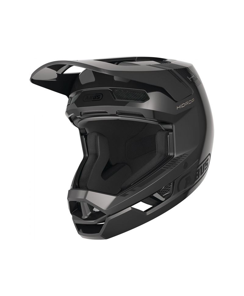 CASCO ABUS HIDROP SHINY BLACK