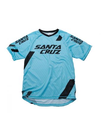 Short sleeve jersey santa cruz trail blue