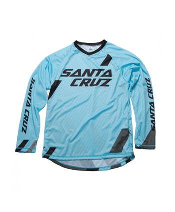 Long sleeve jersey santa cruz trail blue