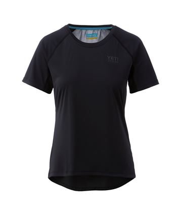 Short sleeve jersey yeti black view (women)