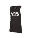 CAMISETA TIRANTES SANTACRUZ STACKED TANK BLACK/WHITE