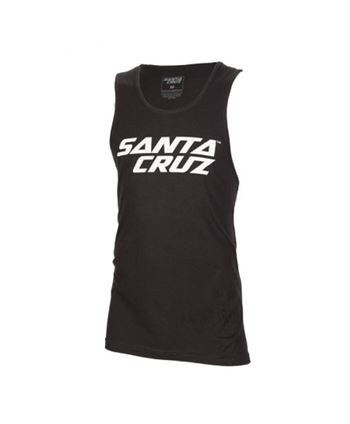 Tank top santacruz stacked tank black/white