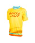 MAILLOT MANGA CORTA SANTA CRUZ STRIPED TRAIL AMARILLO