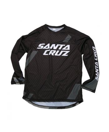 Grey long-sleeved santacruz trail jersey