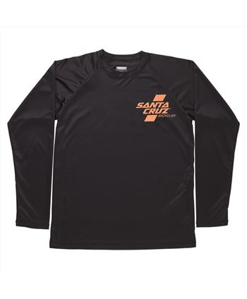 Long sleeve jersey santa cruz tech 2018 black-orange