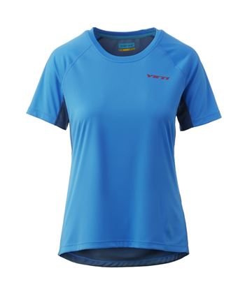 Short sleeve jersey yeti view bay blue (women)