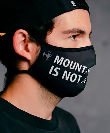 MASCARILLA REUTILIZABLE DYEDBRO MOUNTAINBIKING IS NOT A CRIME