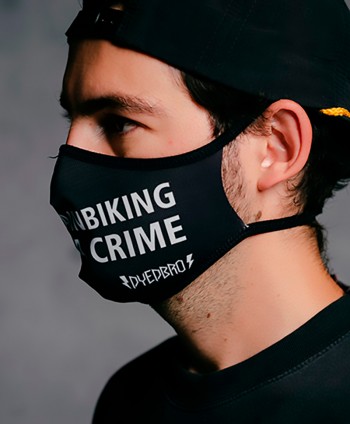 MASCARILLA REUTILIZABLE DYEDBRO MOUNTAINBIKING IS NOT A CRIME